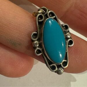 925 Sterling silver and turquoise pendant